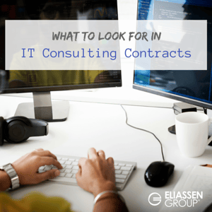 What to look for in an IT consulting contract